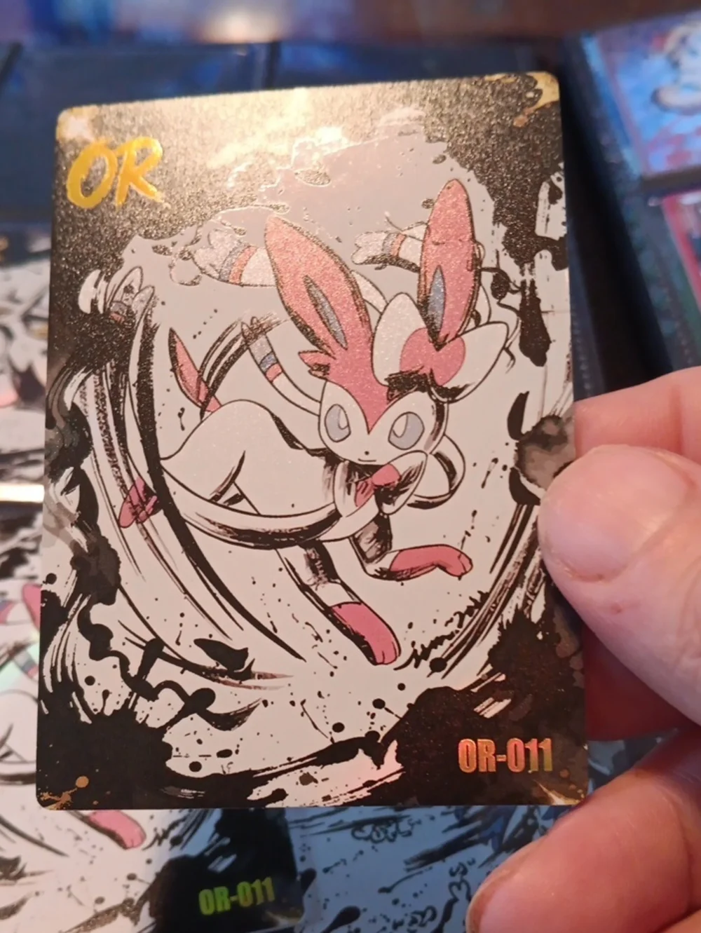 Pokemon Sylveon Art Card - Pink & White Accents